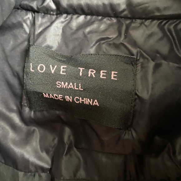 Black Slim Fit Puffer Jacket - Picture 5 of 5